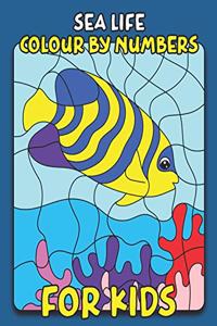 Sea Life Colour By Number For Kids