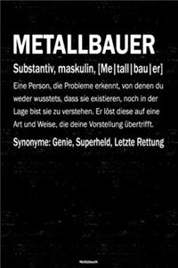 Metallbauer Notizbuch