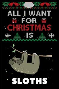 All I Want For Christmas Is Sloths