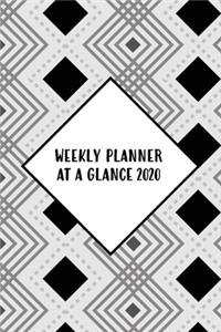 Weekly Planner At A Glance 2020