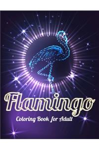 Flamingo Coloring Book for Adult