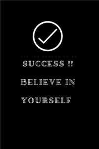 The Notebook of SUCCESS 2020 !! Believe in yourself