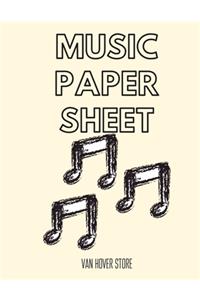 Music Paper Sheet