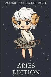 Zodiac Coloring Book Aries Edition