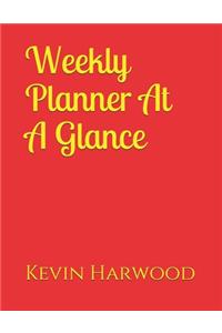 Weekly Planner At A Glance