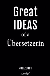 Notizbuch für Übersetzer / Übersetzerin: Originelle Geschenk-Idee [120 Seiten liniertes blanko Papier]