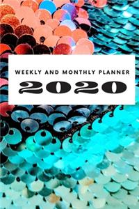 Weekly and Monthly Planner 2020