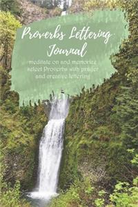 Proverbs Lettering Journal