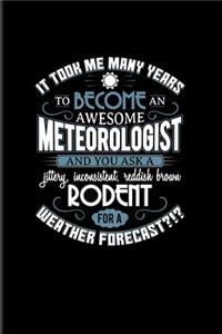 It Took Me Many Years To Become An Awesome Meteorologist...