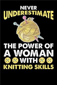 Never Underestimate The Power Of A Woman With Knitting Skills