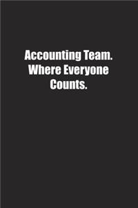 Accounting Team. Where Everyone Counts.