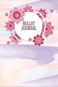 Bullet Journal: Awesome Designer Bullet Journal - 120-Page 1/4 Inch Dot Grid Trendy Pattern Notebook - 6 X 9 Perfect Bound Paperback