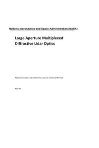 Large Aperture Multiplexed Diffractive Lidar Optics