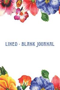 Lined - Blank Journal