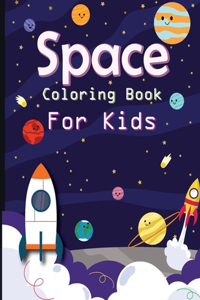 Space Coloring Book for Kids