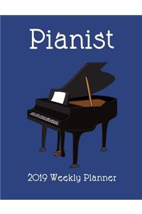 Pianist 2019 Weekly Planner