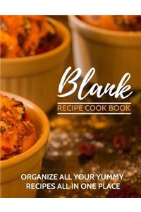 Blank Recipe Cook Book