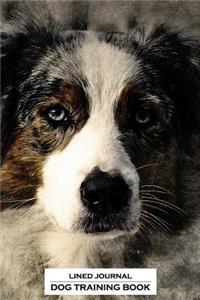 Lined Journal Dog Training Book