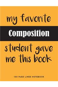 My Favorite Composition Student Gave Me This Book