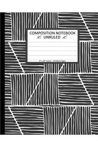 Unruled Composition Notebook 8