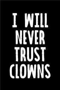 I Will Never Trust Clowns