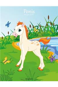 Ponis libro para colorear 1