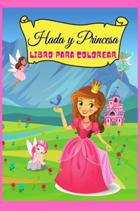 Hada y Princesa libro para colorear