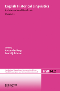 English Historical Linguistics. Volume 2: An International Handbook