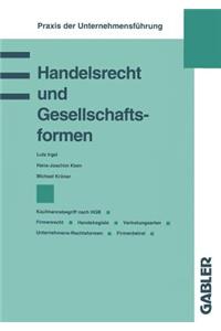 Handelsrecht Und Gesellschaftsformen