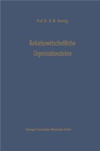 Betriebswirtschaftliche Organisationslehre