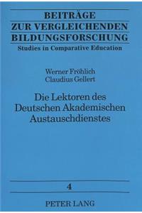 Die Lektoren Des Deutschen Akademischen Austauschdienstes