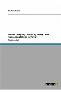 Private Company Limited by Shares - Eine Gegenüberstellung zur GmbH