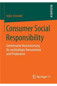 Consumer Social Responsibility