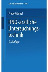 Hno-Ärztliche Untersuchungstechnik