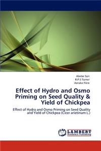 Effect of Hydro and Osmo Priming on Seed Quality & Yield of Chickpea