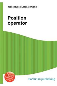 Position Operator