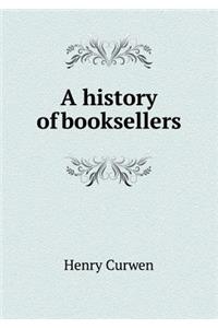 A History of Booksellers