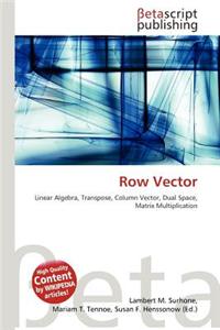 Row Vector