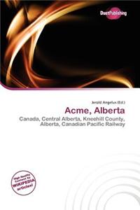 Acme, Alberta