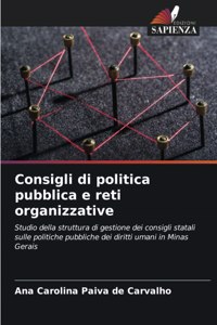 Consigli di politica pubblica e reti organizzative