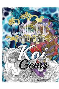 Koi Gems: Viworksart Series Adult Coloring