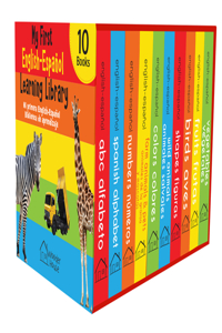 My First English - Español Learning Library (Mi Primea English - Español Learning Library) : Boxset of 10 English - Spanish Board Books