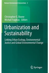 Urbanization and Sustainability