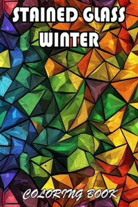 Stained Glass Winter Coloring Book