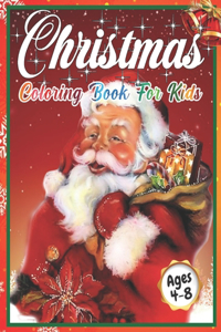 Christmas Coloring Book for Kids Ages 4-8