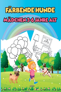 Färbende Hunde, Mädchen 3-6 Jahre alt