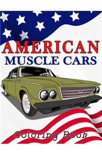 American Muscle Cars Coloring Book