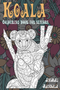 Mandala Colouring Book for Seniors - Animal - Koala