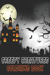 Creepy Creatures Coloring Book