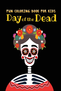 fun coloring book for kids day of the dead